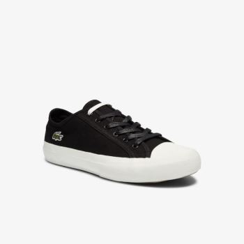 Lacoste Topskill Cotton Canvas Sneakers Pánské - Tenisky Černé / Šedé | CZ-Icfe1k